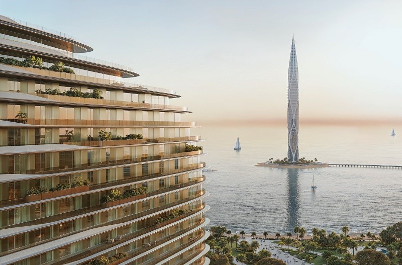 Elie Saab Sales Office offer 2 bedroom apartment in Sea Breeze Baku